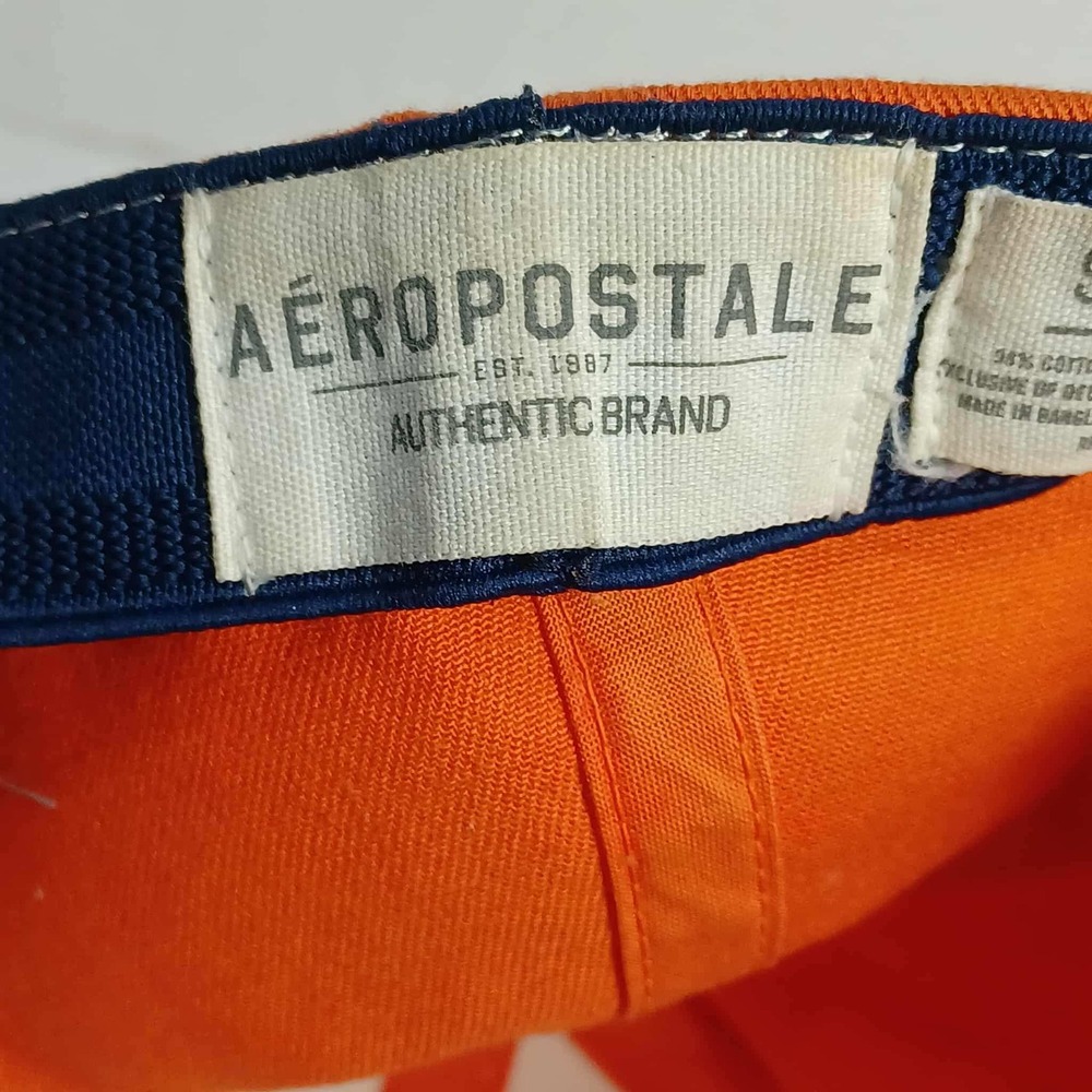AERO BKLYN New‎ York Original Brand Orange Blue White Baseball Cap Hat - Picture 6 of 12